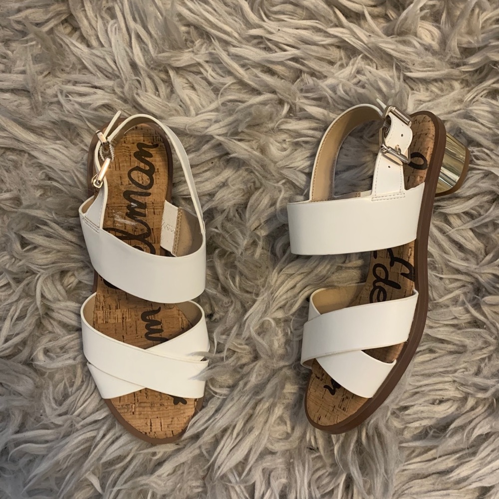 Sam Edelman Trina Sandals with Gold Heel!